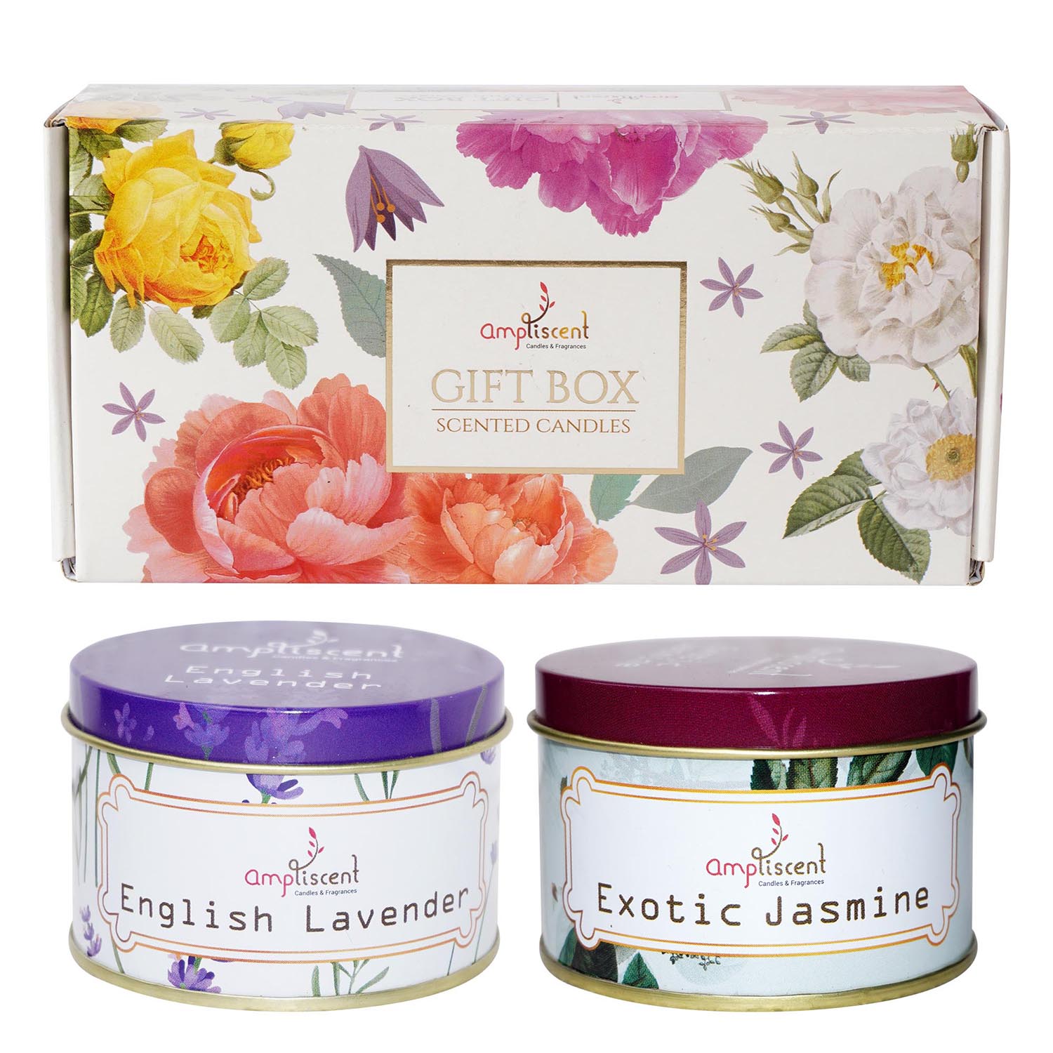 Ampliscent Candle / Wax Melt Gift Set - [English Lavender]-A